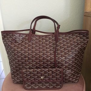 Goyard St Louis PM in burgundy